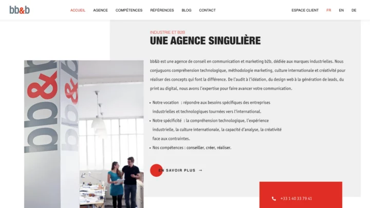 meilleures agences marketing B2B bb&b